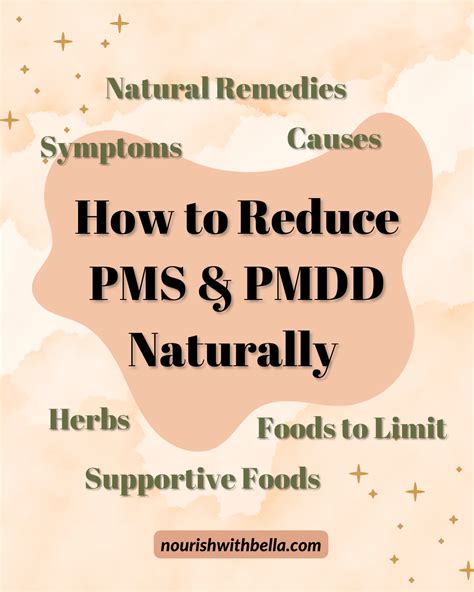 natural ways to treat pmdd
