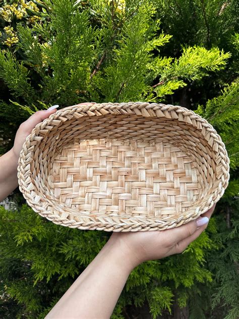 Natural Wicker Bread Basket