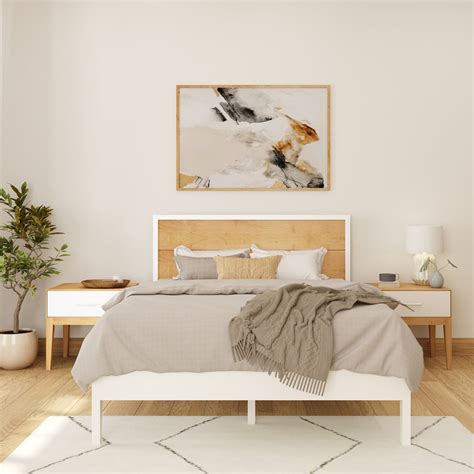 natural wood in bedroom