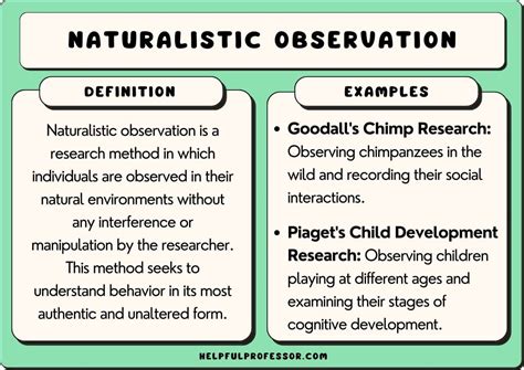 Naturalistic Observation Examples Child Development