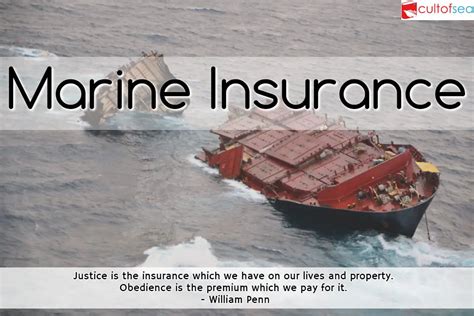 Basics of Marine Insurance.