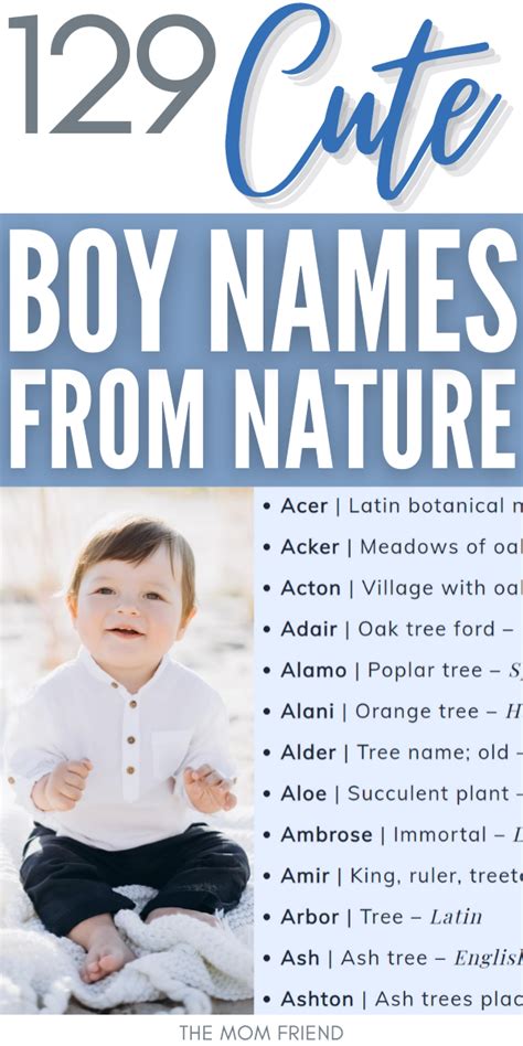 Nature Boy Names Unique