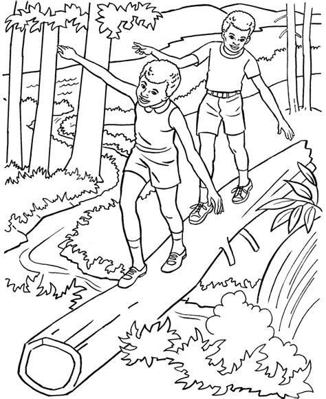 Printable Nature Coloring Pages For Kids