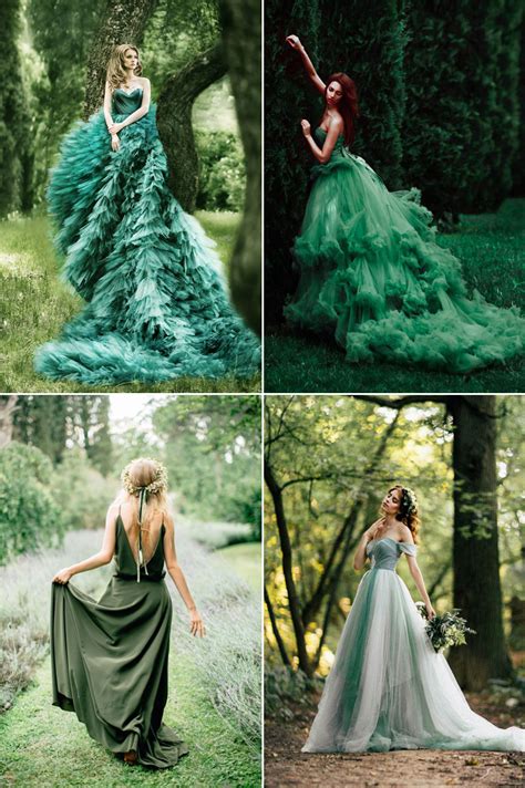 nature prom dresses