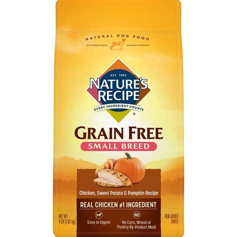 natures recipe dog food small breed