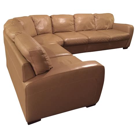 Natuzzi Leather Sectional Sofa