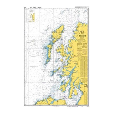 British Admiralty Nautical Chart 2210 Scotland West Coast, Approach