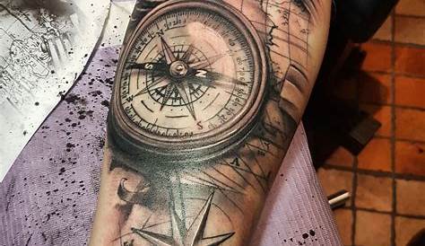 Exceptional Nautical Star Compass Hand Tattoo Tatoos Inkt
