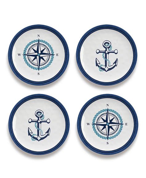 Nautical Appetizer Plates
