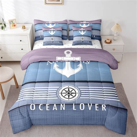 Nautical Bedding Set Queen