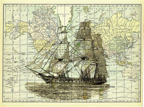 Nautical Map Art Prints