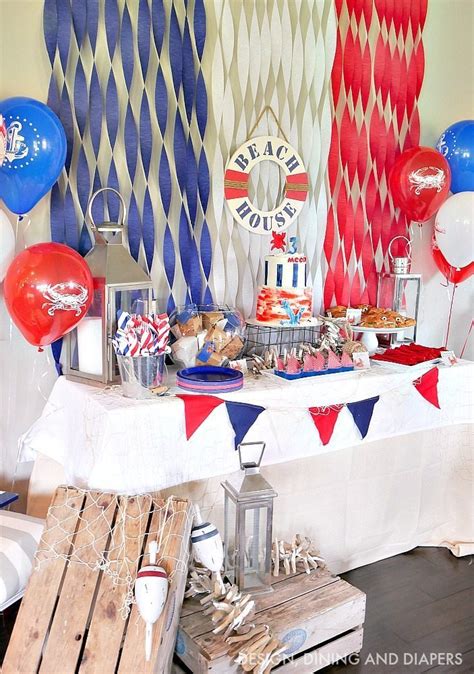 1st Birthday Nautical Theme Party 1st Birthday Ideas