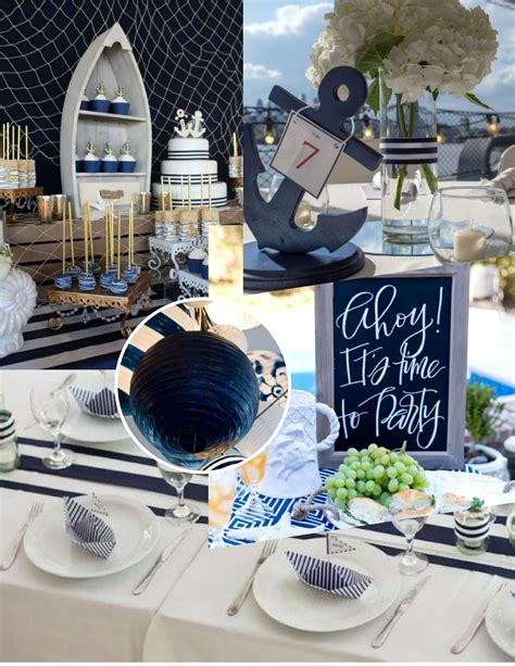 Nautical Themed Party Nautical Themed Dedication One Charming Day