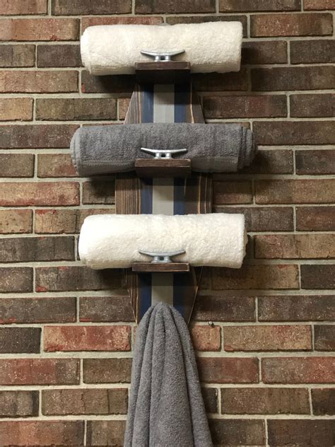 Nautical Towel Rack