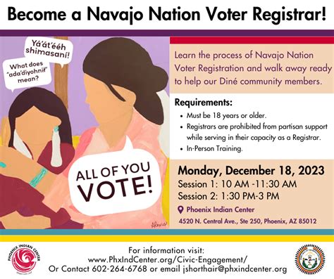 navajo nation voter registration office