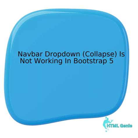 navbar dropdown not working bootstrap 5