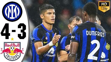 Navigasi Jalannya Pertandingan RB Salzburg Vs Inter Milan, 9 Agustus 2023 Dan Statistik Pertandingan