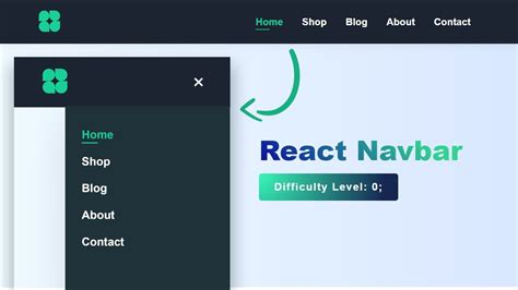 Navigation Bar React Js Example
