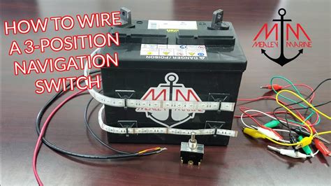 Navigation Light Switch For Boat