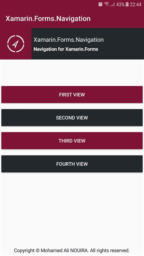 Navigation Xamarin Forms