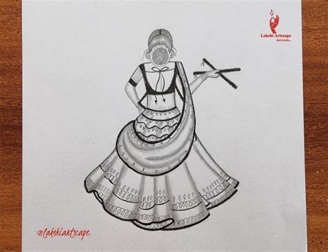 Best Navratri Drawing Sketch With Pencil