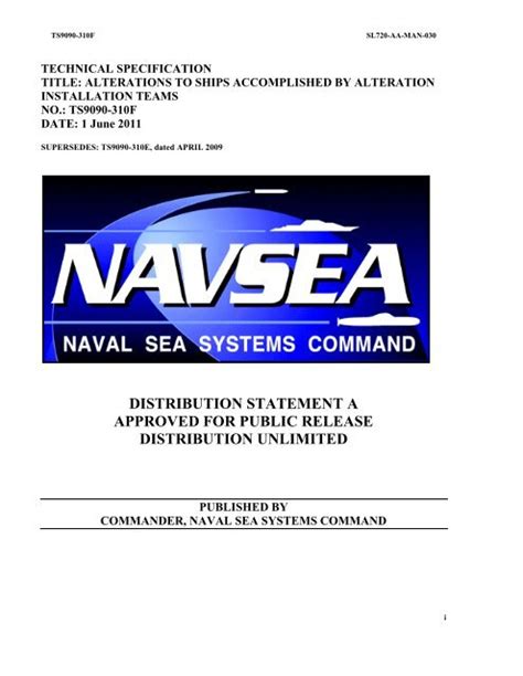 navsea instructions