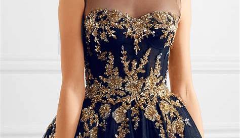 Navy Blue And Gold Formal Dress Eureka Fashion 7006 OffShoulder Long Prom