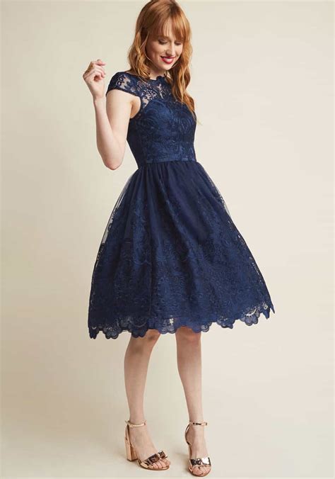 Navy Blue Mother of the Bride Dresses Under 100 Cap Sleeves A line