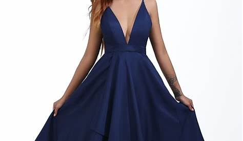 Navy Blue Formal Bridesmaid Dress Evening Gown And Accessories Perfect Winter Or