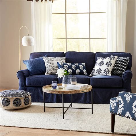  27 References Navy Blue Sofa Cushion Ideas Best References
