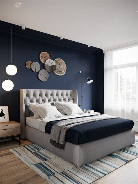 Incredible Navy And Grey Bedroom 2023