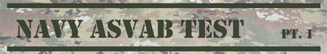 Navy Asvab Practice Test