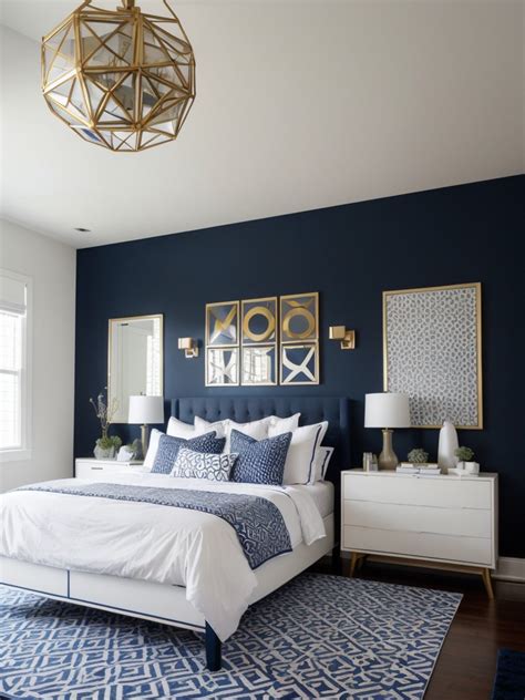 Navy Bedroom Decor
