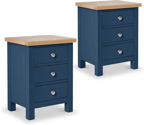 Navy Bedside Tables