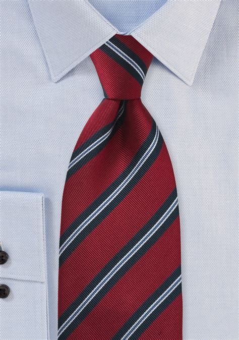 navy blue and red tie