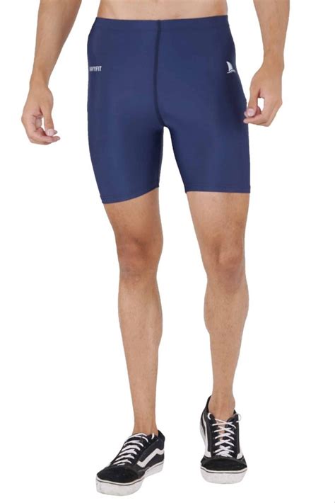 navy blue compression shorts