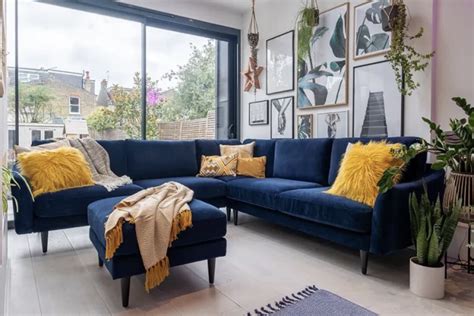 navy blue interiors spacesaving ideas  stylish design tips