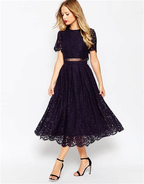 navy blue midi dress formal