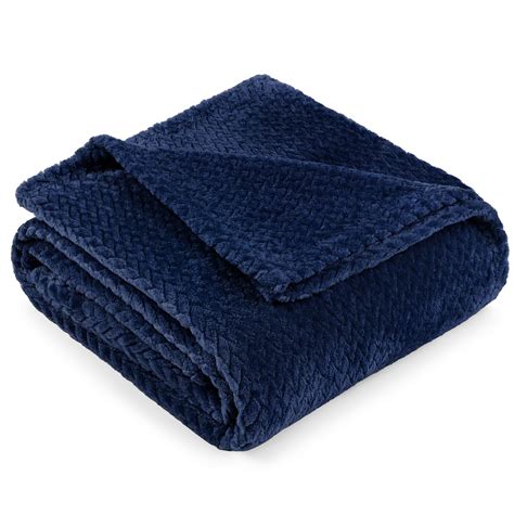 Navy Blue Sofa Throw Blanket