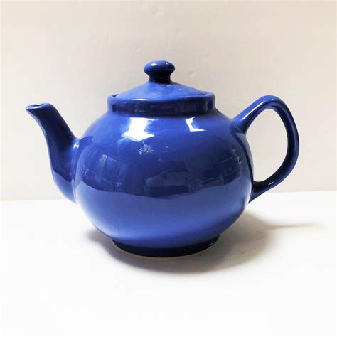 Navy Blue Teapot