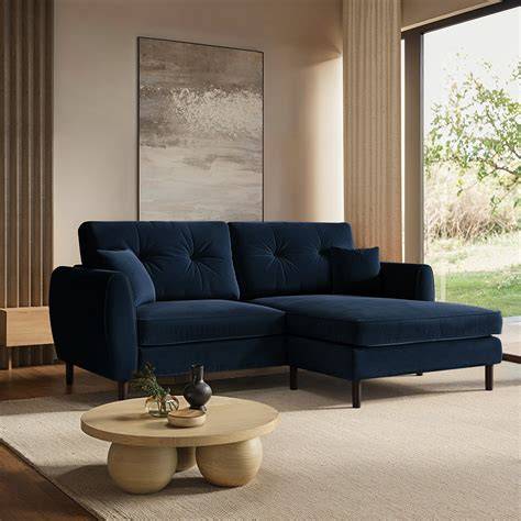AUSTIN NAVY SOFA CHAISE