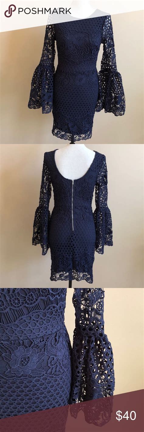 persianwildlife.us:navy crochet dresses with sleeves