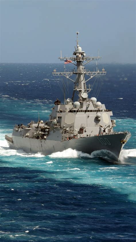 Navy Destroyer Iphone Wallpaper