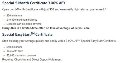 navy federal certificates