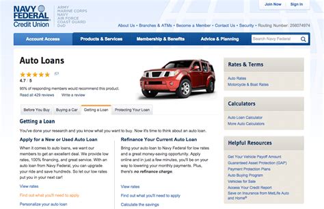 navy federal credit union car insurance quote