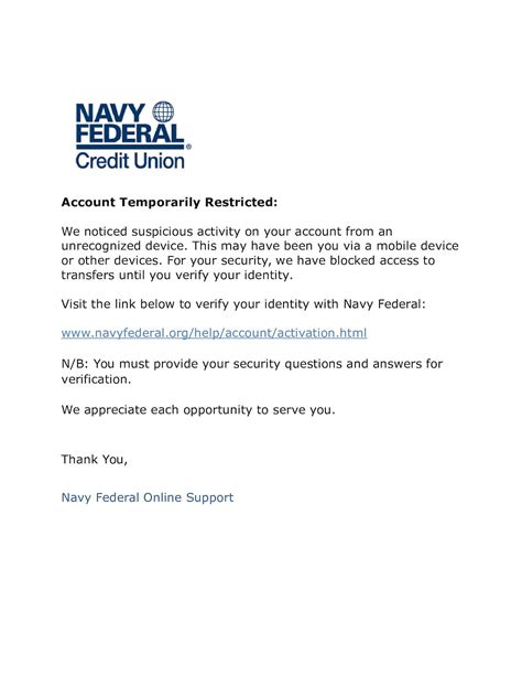 navy federal credit union email format