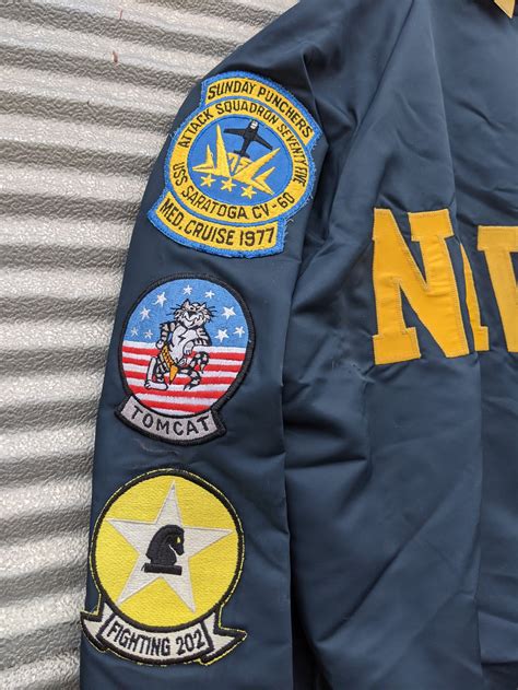 navy flight jacket patches