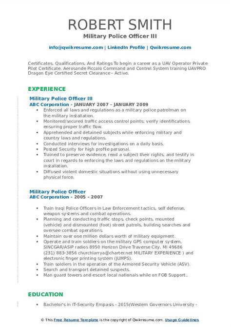 navy military police job description
