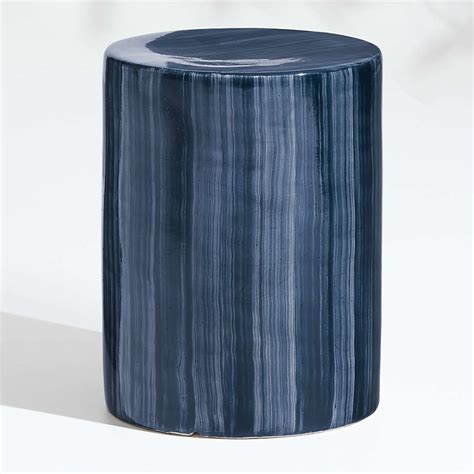 navy outdoor side table