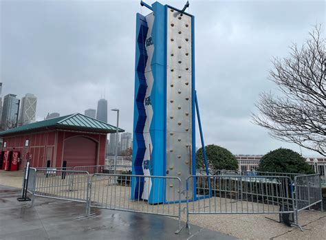 navy pier climbing wall accident